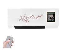2-en-1 Mini Split AC, unité murale froide et chaude.A/C portable super silencieux avec télécommande.Configuration sans outil pour la chambre de bureau à domicile.Installation Économe En Énergie De 5 M