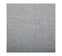 2 en 1 Pouf pliant double et coffre de rangement Gris clair aspect Lin 76.6 x H 37.5 cm