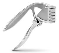 2 en 1 Presse ail inox et dénoyauteur à cerises,Presse-ail avec ecrase ail efficace,hachoir ail manuel,garlic press rocker facile à utiliser,compatible lave-vaisselle,avec denoyauteur cerise et olives