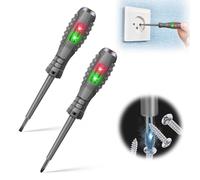 2 en 1 Tournevis Magnétique Puissant Détecteur d'Électricité Couple élevé 12V-250V Testeur de Tension Sans Contact (Mix 2 Pack)