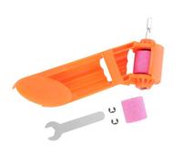 2 ensembles Affûteur de Forets Portable Meule Corindon | Plastique Robuste, Angle D’Affûtage Régulier, Rallonge pour Mèches, Adapté aux Mécaniciens, Menuisiers et Réparations DIY