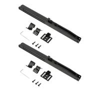2 Ensembles Amortisseur de Porte de Grange sans Perçage en Pom | Fermeture Douce, Ralentit L’ouverture, Accessoire Utile pour Porte de Grange, Lot de Sets de Pièces
