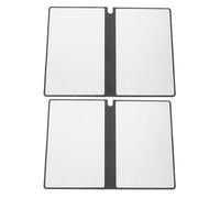 2 Ensembles Bloc-notes Tableau Blanc Inscriptible A5 | Séchage Rapide, Anti-bavures et Portable, pour Notes de Réunion et Voyage, Stylo et Chiffon Inclus