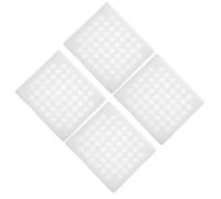 2 Ensembles Boîte à Œufs de Caille, Support en Epe Pearl Wool | Conservation Organisée, Usage Maison et Boutique, Coloris Blanc, Lot de Sets de Unités