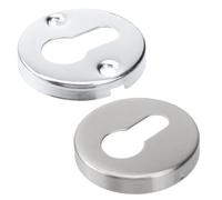 2 Ensembles Cache de Cylindre de Serrure, Finition Propre | Serrure Standard Européenne, Aspect Soigné et Simple, Protection Antirouille Solide, Usage Mobilier et Style Aléatoire