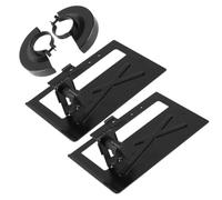 2 Ensembles Capot de Protection pour Support de Coupe Réglable | Acier et Fer, Remplacement Rapide, Positionnement Précis, Accessoires Polyvalents, Noir, pour Meuleuse et Polisseuse