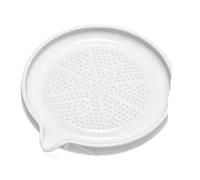 2 ensembles de râpe à gingembre en céramique blanc outil Style Simple broyeur main presse-ail Portable carotte meulage cuisine avec brosse Pour Gingembre(Color1)