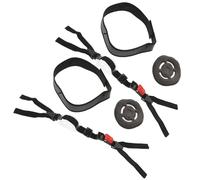 2 Ensembles Doublure de Casque de Chantier, Kit, Noir, Antichoc | Jugulaires, Bandeau Absorbant, Insert de Protection, Usage Industriel et Mécanique, Abs Nylon Caoutchouc