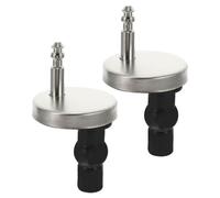 2 Ensembles Kit de Charnières pour Abattant Wc | Fixation Sécurisée, Installation Facile, Compatibilité Large, Pièces pour Remplacement de Siège de Toilette
