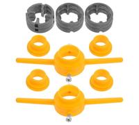 2 Ensembles Kit de Filière ABS Outil de Filetage Npt Rond | Abs, Usage Maison et Garage, Fonctionnement Simple, Design Multifonction, pour Bricolage et Entretien Domestique
