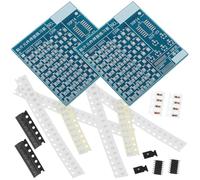 2 Ensembles Kit D'entraînement à Soudure de Électroniques | Plaques Pratiques pour Apprentissage, Montage Facile, Améliore la Technique, Usage Débutants et Professionnels