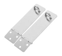 2 Ensembles Loquet à Moraillon en Acier Inoxydable | Portes Métalliques, Armoires, Abris et Granges, Usage Intérieur, Conception Classique, Résistance Solide aux Intempéries