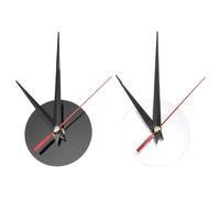 2 Ensembles Mécanisme D’horloge Silencieux en Acrylique | Pièces de Remplacement, Alliage D’aluminium, Blanc, pour Salon, Restaurant, Bibliothèque, Style Simple