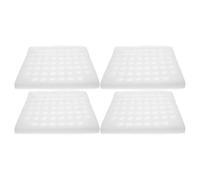 2 Ensembles Plateau D’œufs de Caille Blanc en Epe Pearl Wool | Deux Lots, Rangement Magasin et Stockage, Format Adapté aux Œufs de Caille