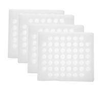 2 Ensembles Plateau D'œufs de Caille Blanc Epe, Support 52 Œufs | Mousse Epe Pearl Wool, Lot de Sets de Pièces, pour Boutique et Maison, Organise et Protège les Œufs