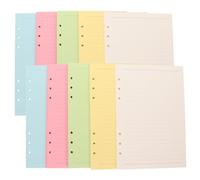 2 Ensembles Recharges de Cahier A5 à 6 Trous, Papier Ligné, Lot | Usage Polyvalent, Écriture Fluide, Compatibilité à 6 Trous, pour Documentation et Scrapbooking