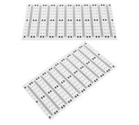 2 ensembles Règle Adhésive Graduée Métrique et Impériale en PVC | Marquages Clairs et Précis, Pose Autocollante Simple, Usage sur Tapis de Coupe et Table de Dessin
