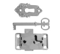 2 Ensembles Serrures Anciennes pour Boîtes à Bijoux, Meuble en Bois et | Fer et Alliage de Zinc, Plaques de Montage, Clés Cache Serrure, Restauration Artisanale, Menuiserie DIY
