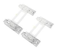 2 ensembles Support Intérieur Télescopique pour Climatiseur Split, | Plastique et Fer, Anti-Basculement, pour Condensateur, Installations Multi-Pièces, Logements Locatifs