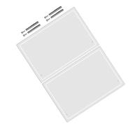 2 Ensembles Tableau Mémo en Acrylique pour Bureau, Lot de Sets | Surface Polie, Résistante à L'usure Chocs, pour Notes, Planning, Maison ou Bureau