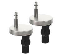 2 Ensembles Vis de Charnière de Siège de Toilette | Fixations de Rechange, Connexion Sécurisée et Installation Facile, Lot de Sets de Paires pour Abattant Wc