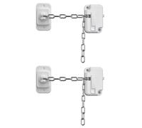 2 Entrebailleur Fenetre Sans Percage Bloque Coulissante Adhesif Securite | autocollant puissant , installation sans perçage requise, limitation ouverture securise, compatibilite surfaces lisses