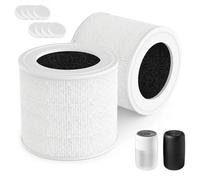 2 Filtre Remplacement Compatible Avec Levoit Purificateur D'Air Core Mini | 3 En 1 Filtre Hepa & 8 Pastilles Aromatiques, Filtre à Charbon Actif éLimine FuméE, Odeurs, Pollen Core Mini-RF Rechange