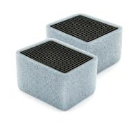2 filtres céramiques Type 3 pour Geberit AquaClean & DuoFresh | Remplace 147.072.00.1 · structure en nid d'abeille · pour Mera & Tuma · aspiration des odeurs