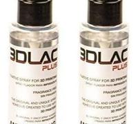 2 flacons de spray fixateur 3DLAC Plus, adhésif pour imprimantes 3D, avec une double puissance d'adhérence et une formule améliorée anti-déformation, de haute qualité, contenance : 2 x 100 ml