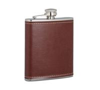 2 flasques en acier inoxydable, flasque XXL de 1,8 l, flacon de poche de 200 ml avec étui en simili, argenté