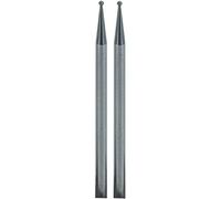 2 fraises diamantées sur tige 1mm Proxxon Micromot