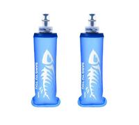 2 Gourde Souple Flasque Running, Soft Flask 250ml, Bouteille d'eau Gourde Sport Pliable Poche Hydratation, Réservoir d'eau Flacon pour Sports de Plein Air, Randonnée, Cyclisme, Camping, Jogging