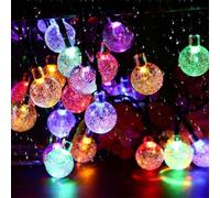 2 guirlande solaire festy 20 boules 5.8m