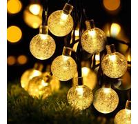 2 guirlande solaire festy 20 boules 5.8m