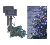 : 2 guirlandes lumineuses solaires pour extérieur - 4 couleurs - 10 m