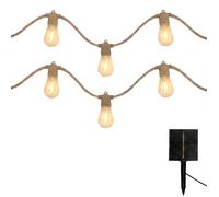 Lumisky Guirlande solaire Fantasy Cord 20 LED 13 m blanc chaud