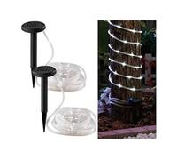 : 2 guirlandes solaires 50 LED