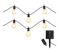 2 Guirlandes solaires PARTY CLEAR HYBRID 10 ampoules 7.5M 14