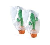 : 2 housses d'hivernage décoratives 110 x 120 cm - Cactus
