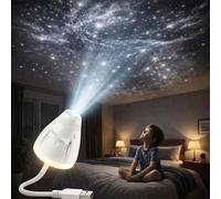 2-in-1 Galaxy Projector Night Light, Multifunctional Portable Starry Sky Night Light Projector with HD Films, USB Powered, Adjustable Brightness/Focal-length for Car and Bedroom Decoration (3PCS)