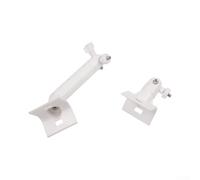 2-in-1 Pole Mount for Ring Up Cam White ABS | 2-in-1 design, holds camera and pour solar panel, white ABS plastic, fits standard poles, secure grip