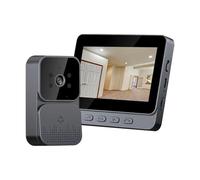 2 Interphone visuel sans fil 4G avec surveillance vidéo HD, connexion bidirectionnelle pour maison, villa, bureau, appartement