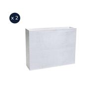 EDA Jardinière Graphit 99.5x29.5x78.5 cm - Blanc Cérusé