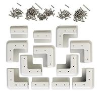 2 kits de fixation pour panneau solaire en aluminium [revolt]