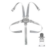 2 kits de remplacement pour ceinture de sécurité de chaise haute - Ceinture de sécurité 5 points - Réglable