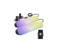 : 2 lampes d'ambiance USB à LED RVB CCT avec contrôle par application