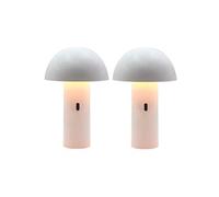 2 Lampes de table sans fil TOD Blanc H28cm