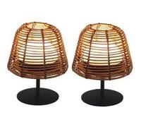 2 Lampes de table sans fil TWINS BOHEME H16cm 12 G