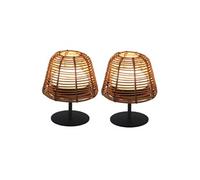 2 Lampes de table sans fil TWINS BOHEME H16cm
