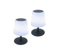 Lumisky Lampes de table solaires rechargeables STANDY TINY SOLAR H25cm LED dimmable - Lot de 2
